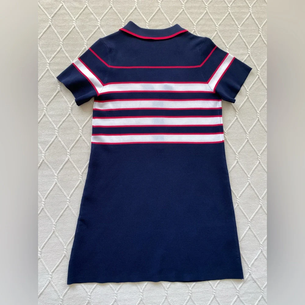 TUCKERNUCK Navy and White Wright Polo Dress size M - Picture 7 of 12